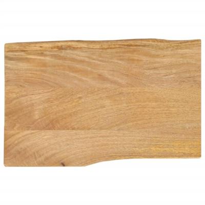 Tafelblad met natuurlijke rand 70x40x3,8 cm massief mangohout