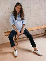 Zwangerschapsbroek met smalle pijpen zwart - thumbnail