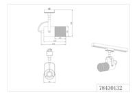 Trio SpotTosh mat zwart - 78430132 - thumbnail