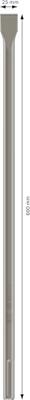 Bosch Accessoires Platte beitel SDS-max 600 x 25 mm 5st - 2608690126
