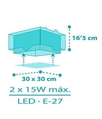 Dalber Design kinderkamer plafondlampHappy Jungle - 63316