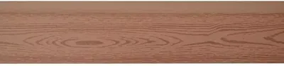 Wpc schuttingplank rabatdeel 15x2,5x180 cm donker teak