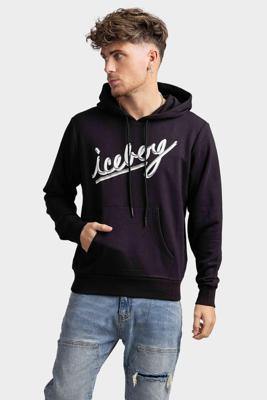 Iceberg 5C Felpa Logo Hoodie Heren Zwart - Maat M - Kleur: Zwart | Soccerfanshop