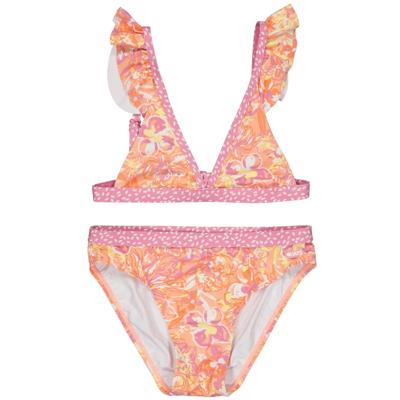 Quapi Meisjes bikini - Bibine - AOP bloemen wit