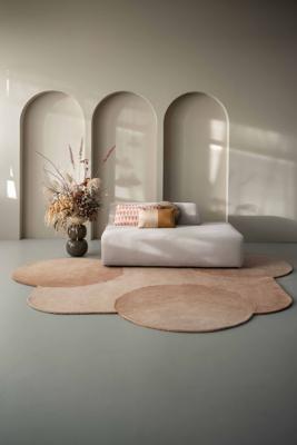 MOMO Rugs Designer Collection - MOMO Rugs Designer Elvire Circle In The Sand Amber - 140x200 cm Vloerkleed