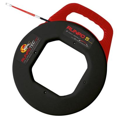 Runpo 5 trekveer Triple 20M kunststof in Box`20 meter in alle situaties toe te passen