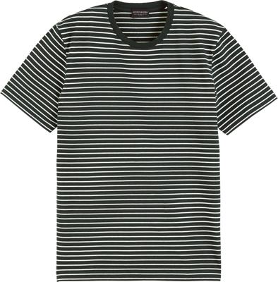 Scotch & Soda gestreept T-shirt zwart/wit Scotch & Soda gestreept T-shirt zwart/wit