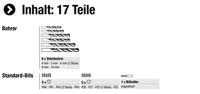 Werkzeyt Set Steenboren En Bits 17Dlg - ZY23414 - thumbnail