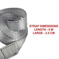 Masterlock Single pack lashing strap 5m - colour : grey - 3112EURDAT - thumbnail