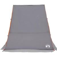 VidaXL Achterkleptent met dak grijs en oranje 190 x 150 x 185 cm taft - thumbnail