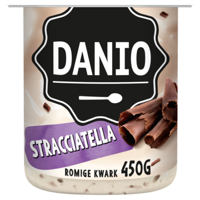 Danio Romige Kwark Stracciatella 450 g bij Jumbo - thumbnail