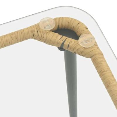 Tuinstafel Natuurlijk 80 x 40 x 45 cm Poly riet