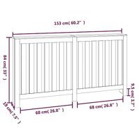Radiatorombouw 153x19x84 cm massief grenenhout - thumbnail
