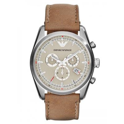 Emporio Armani AR6040 Heren Horloge 43mm 5ATM Emporio Armani AR6040 Heren Horloge 43mm 5ATM