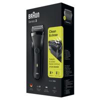 Braun 300s - Series 3 163305 Folie-scheerapparaat Zwart, Groen - thumbnail
