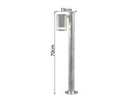 Konstsmide 7517-320 Modena Staande buitenlamp GU10 35 W Gegalvaniseerd - thumbnail