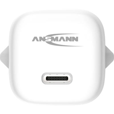 Ansmann HC120PD-mini USB-oplader 20 W 1x USB-C Wit Binnen