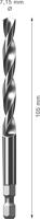 Bosch Accessories EXPERT Power Change Plus 2608900528 Centreerboor 1 stuks 7.15 mm 1 stuk(s) - thumbnail