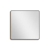 Saniclass Retro Line 2.0 Square Spiegel - 120x120cm - vierkant - afgerond - frame - mat zwart SW5-120 - thumbnail