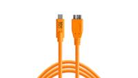 Tether Tools USB-kabel USB-C stekker, USB-micro-B 3.0 stekker 4.60 m Oranje CUC3315-ORG - thumbnail