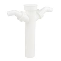 Kirchhoff Kunststof dompelbuis, wit, 1 1/2" H x 250 mm, voor DN40 mm sifon, mit 3/4" dubbele apparaataansluiting - 98837148 - thumbnail