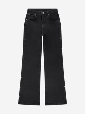 Nik&Nik Meisjes jeans broek - Florina - Washed grijs