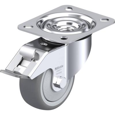 Blickle LE-TPA 80KF-FI Zwenkwiel met rem Wieldiameter: 80 mm Draagvermogen (max.): 100 kg 1 stuk(s)