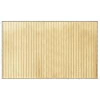 Vloerkleed rechthoekig 60x100 cm bamboe lichtnaturel - thumbnail