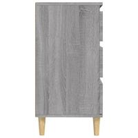 Dressoir 60x30x75 cm bewerkt hout grijs sonoma eikenkleurig - thumbnail