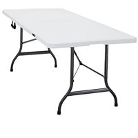 Buffettafel Wit Kunststof 183x76cm Opvouwbaar - thumbnail