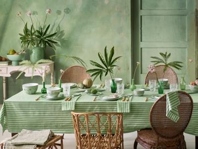 Pip Studio Set/2 Espresso Koppen & Schotels Lily&Lotus Licht Groen