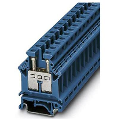 Phoenix Contact 3006098 Doorgangsserieklem 10.2 mm Schroeven Blauw 50 stuk(s)