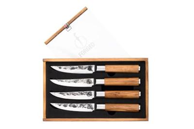 FORGED - Olive Forged - Steakmes s/4 Olijfhout