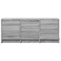 Tv-meubel met LED 97x34x40 cm bewerkt hout grijs sonoma eiken - thumbnail