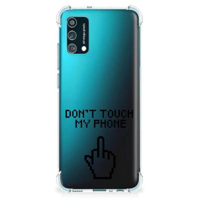 Samsung Galaxy M02s | A02s Anti Shock Case Finger Don't Touch My Phone Samsung Galaxy M02s | A02s Anti Shock Case Finger Don't Touch My Phone