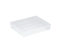 Sunware Q-line opbergdoos 16 vaks transparant - thumbnail