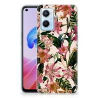 OPPO A96 | OPPO A76 | TPU Case | Flowers - thumbnail