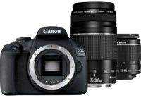 Canon EOS 2000D + 18-55mm DC III + 75-300mm III - thumbnail