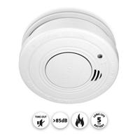 Alecto SA-19/5 rookmelder met time-out functie Brandbeveiliging Wit - thumbnail
