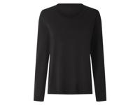 esmara Dames longsleeve (Zwart, L (44/46)) - thumbnail