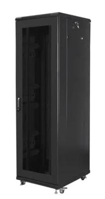 Lanberg FF01-8842-23B rack 42U Vrijstaande rek Zwart