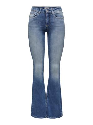 Only Onlblush Life Mid Flared Bb Rea1319 Flare Medium Blue Denim