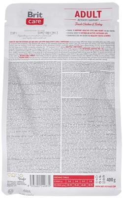 BRIT Care Grain Free Activity Support Adult - droog kattenvoer - 400 g