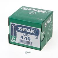 SPAX 880910100040016 R 88091 Senkkopf/T-STAR Verzonken houtschroef 4 mm 16 mm Torx, Binnen-T Staal Galvanisch verzinkt 1000 stuk(s) - thumbnail