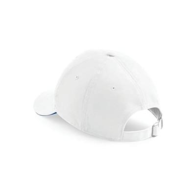 Beechfield CB20 Athleisure 6 Panel Cap - White/Bright Royal - One Size