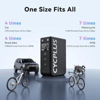 Elektrische accupomp Cycplus AS2 Pro Max - zwart - thumbnail