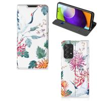 Samsung Galaxy A52 | Hoesje maken | Bird Flowers - thumbnail
