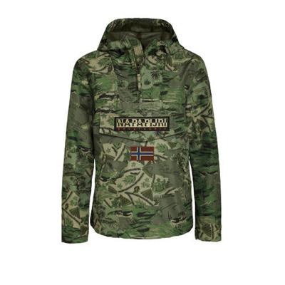 Napapijri Anorak Rainforest met all over print groen Napapijri Anorak Rainforest met all over print groen