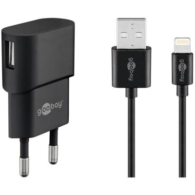 USB A oplader + lightning kabel