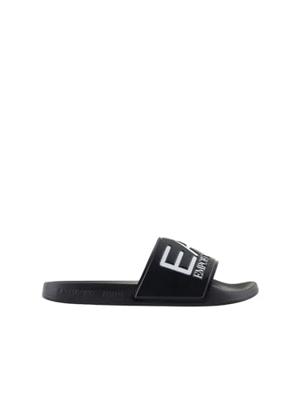 EA7 Emporio Armani Slippers Heren Zwart - Maat 41 - Kleur: Zwart | Soccerfanshop EA7 Emporio Armani Slippers Heren Zwart - Maat 41 - Kleur: Zwart | Soccerfanshop